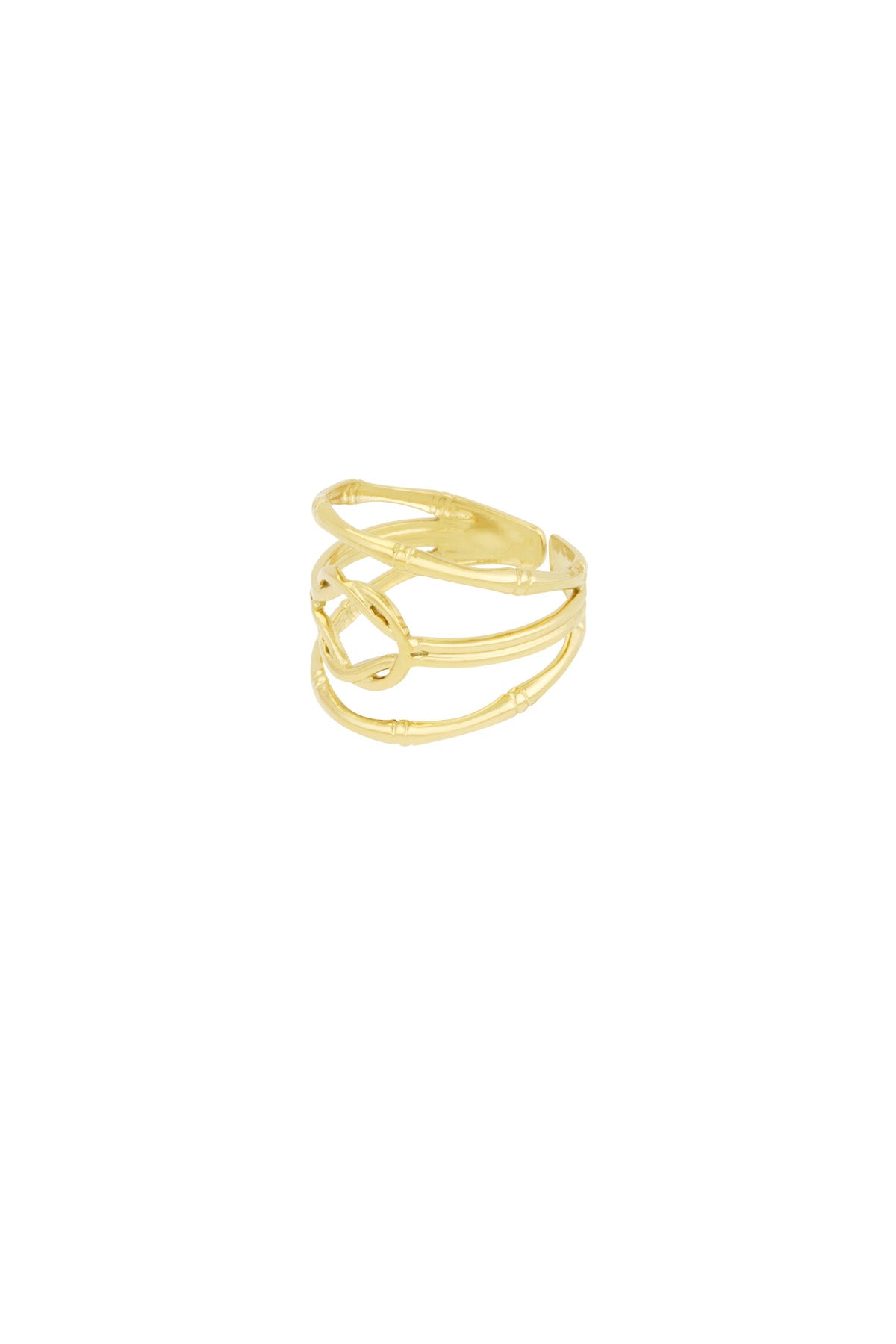 Lagenknotenring - Goldfarben