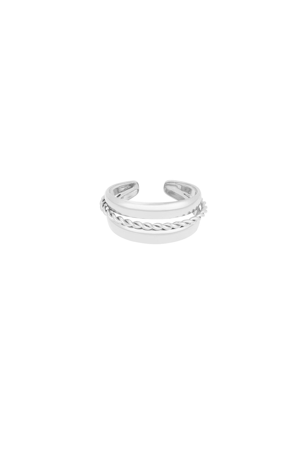 Mehrlagiger Spiralring - Goldfarben