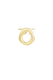 Auffälliger Kreisring - Goldfarben