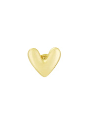 Brosche Herzchen - Goldfarben