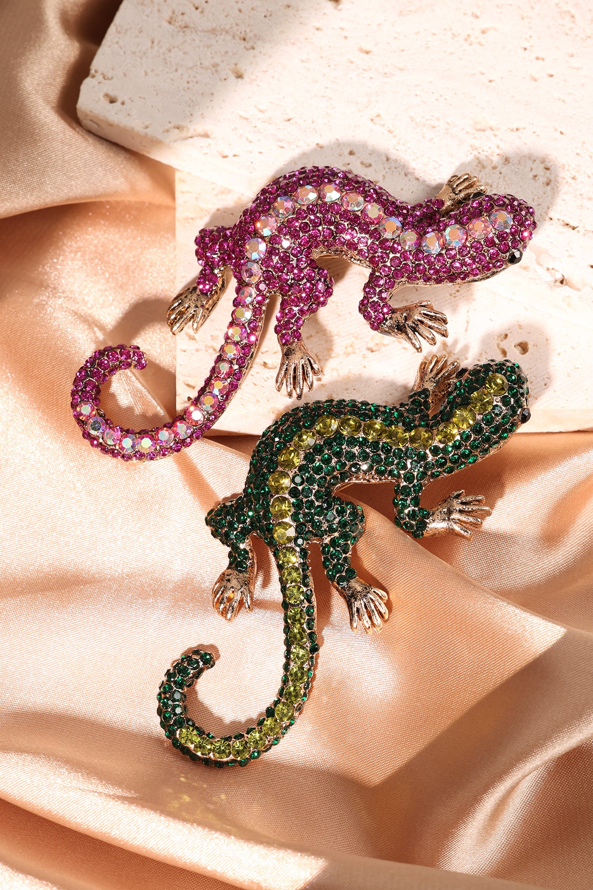 Salamander Brosche