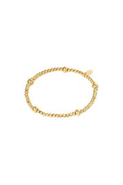 Armband Beady Goldfarbe Edelstahl