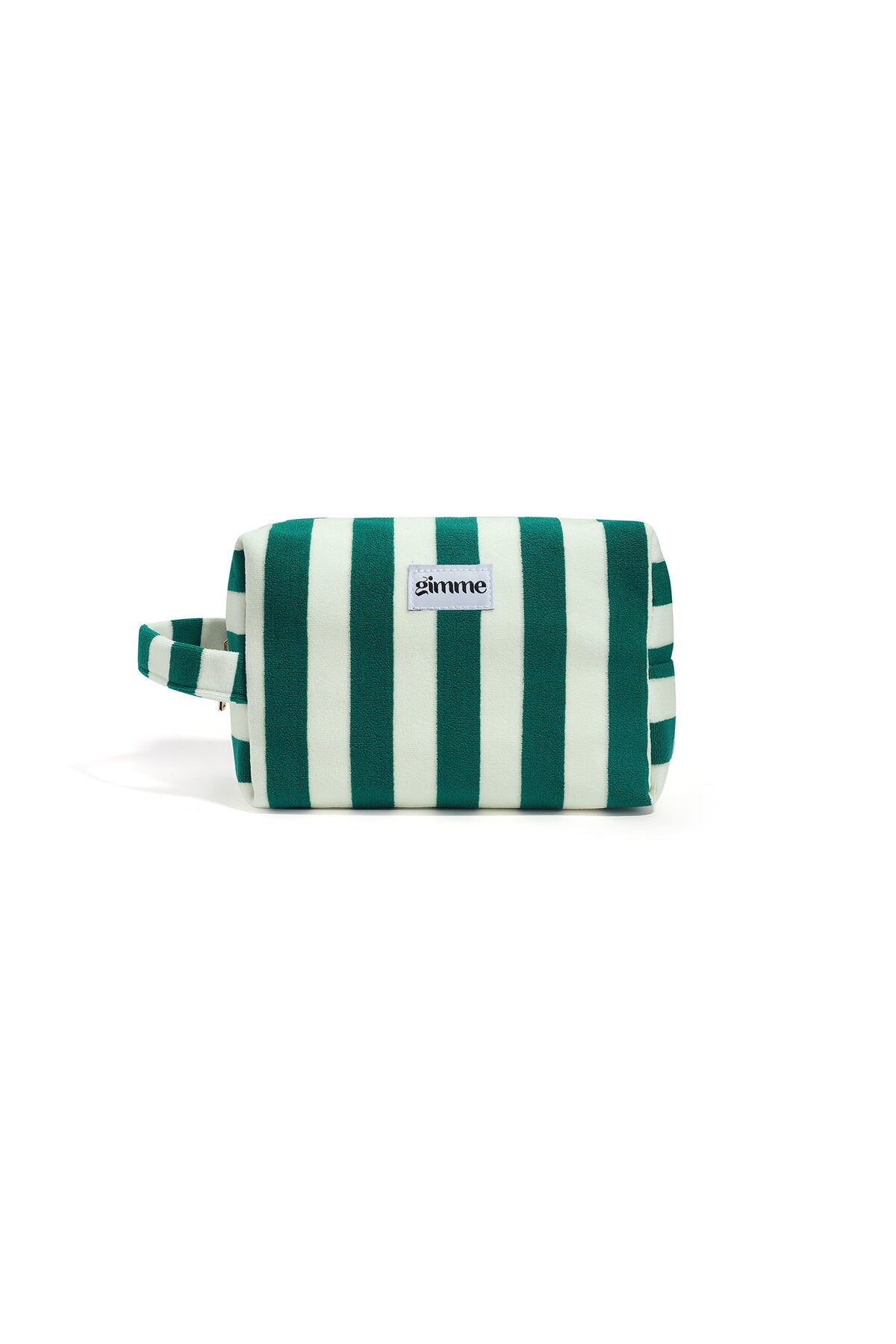 Kosmetiktaschen, gestreift, schlicht, aus Polyester, Alltagsaccessoires
