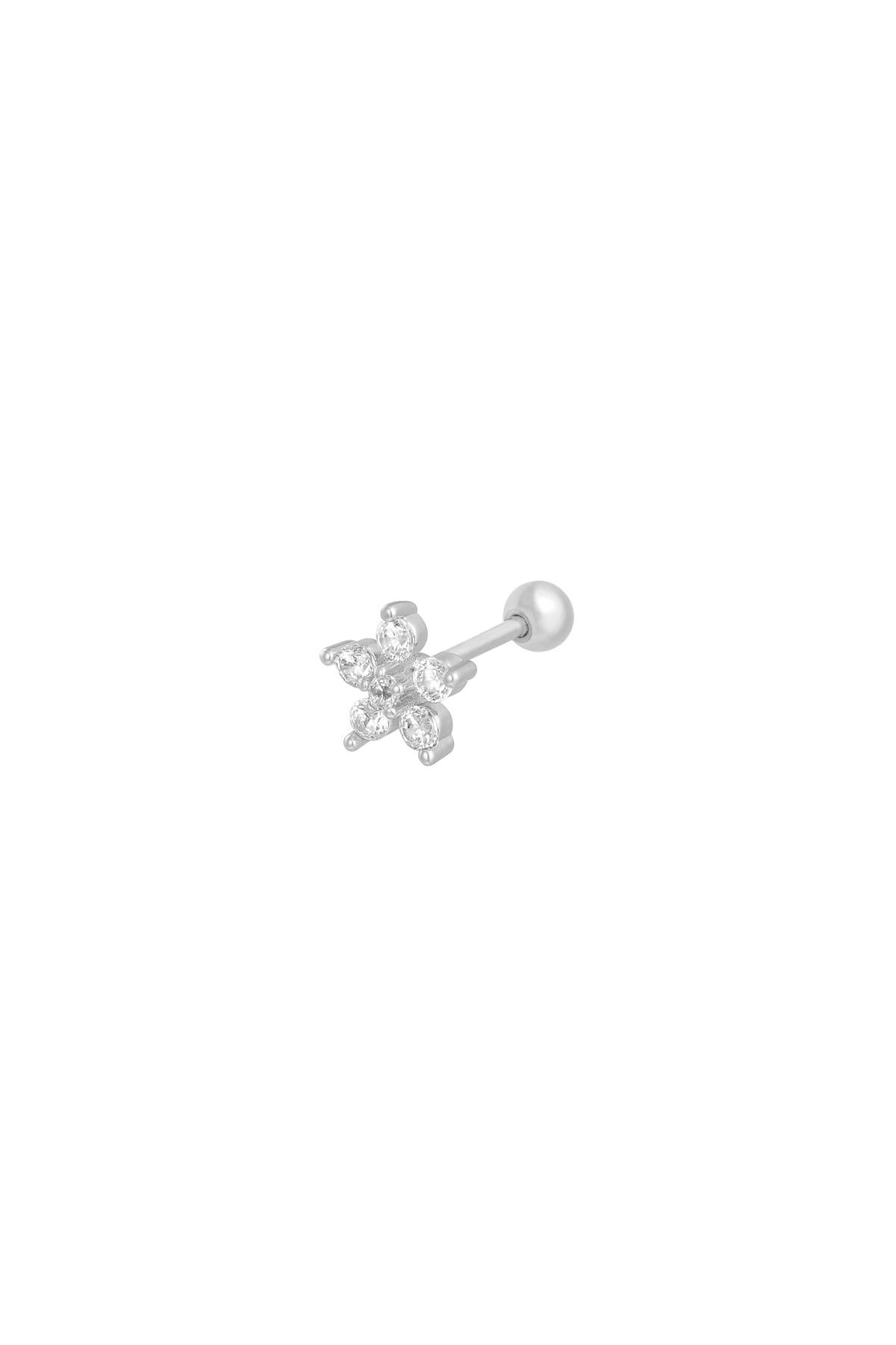 Piercing Flower Silber Kupfer,Edelstahl