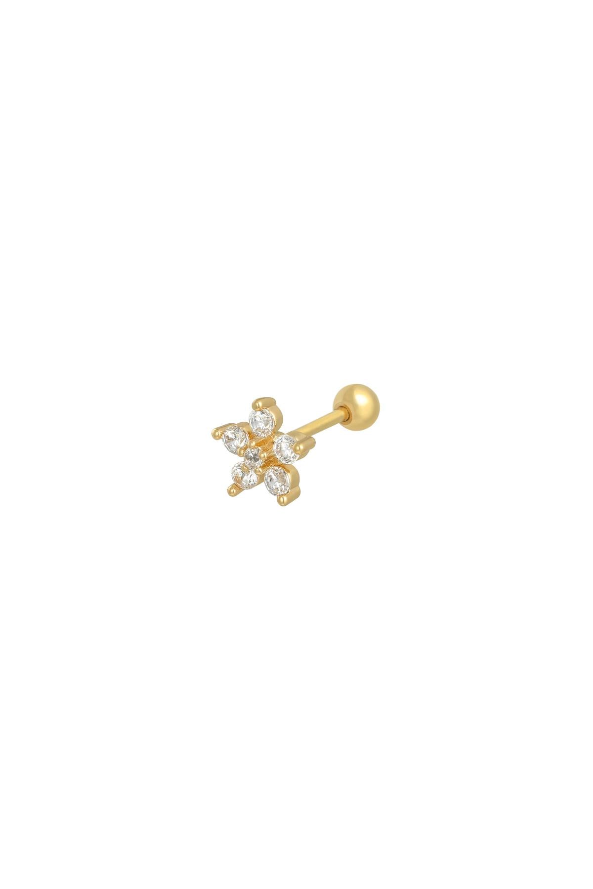 Piercing Flower Silber Kupfer,Edelstahl