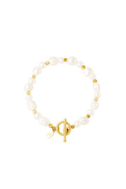 Perlenarmband aus Edelstahl 