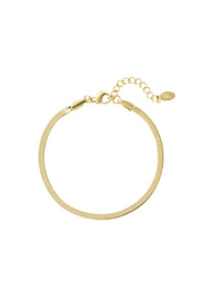 Armband einfach Goldfarbe Edelstahl