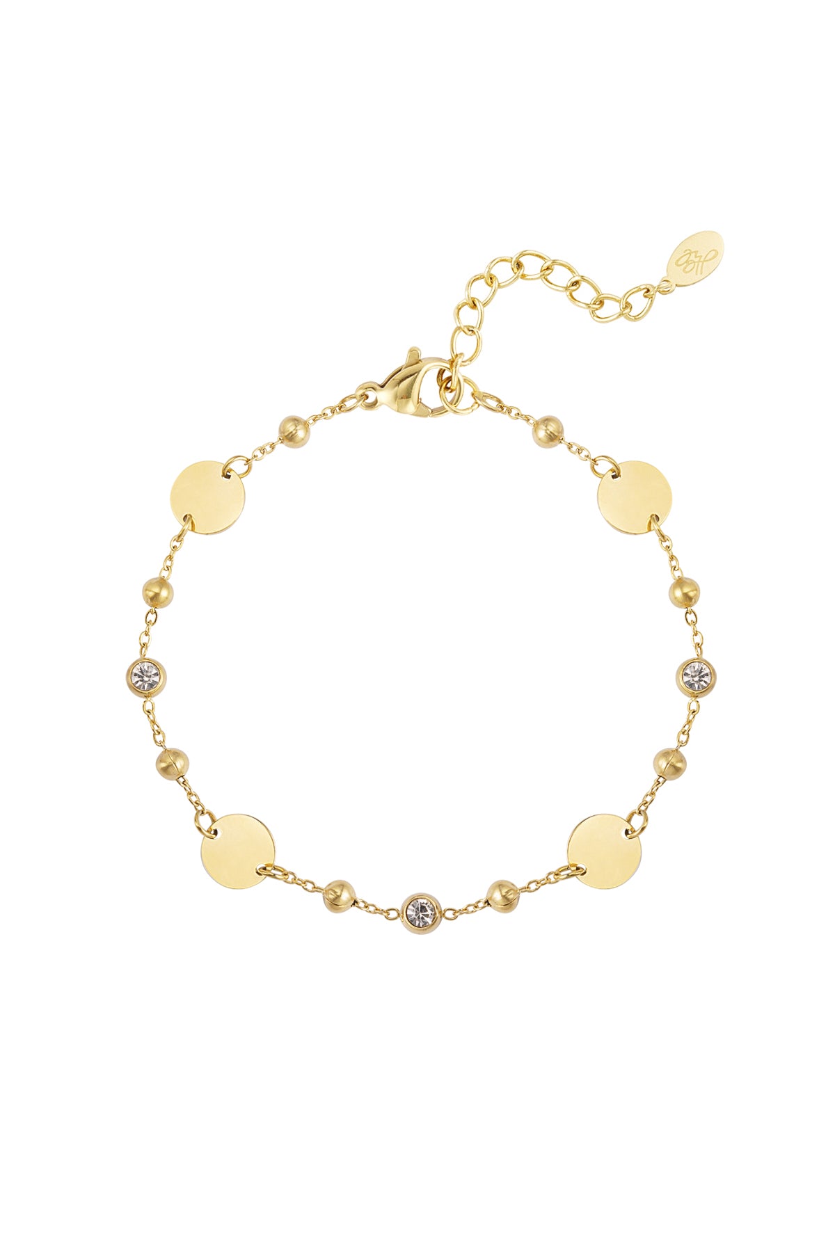 Rundes Partyarmband mit Steinen 