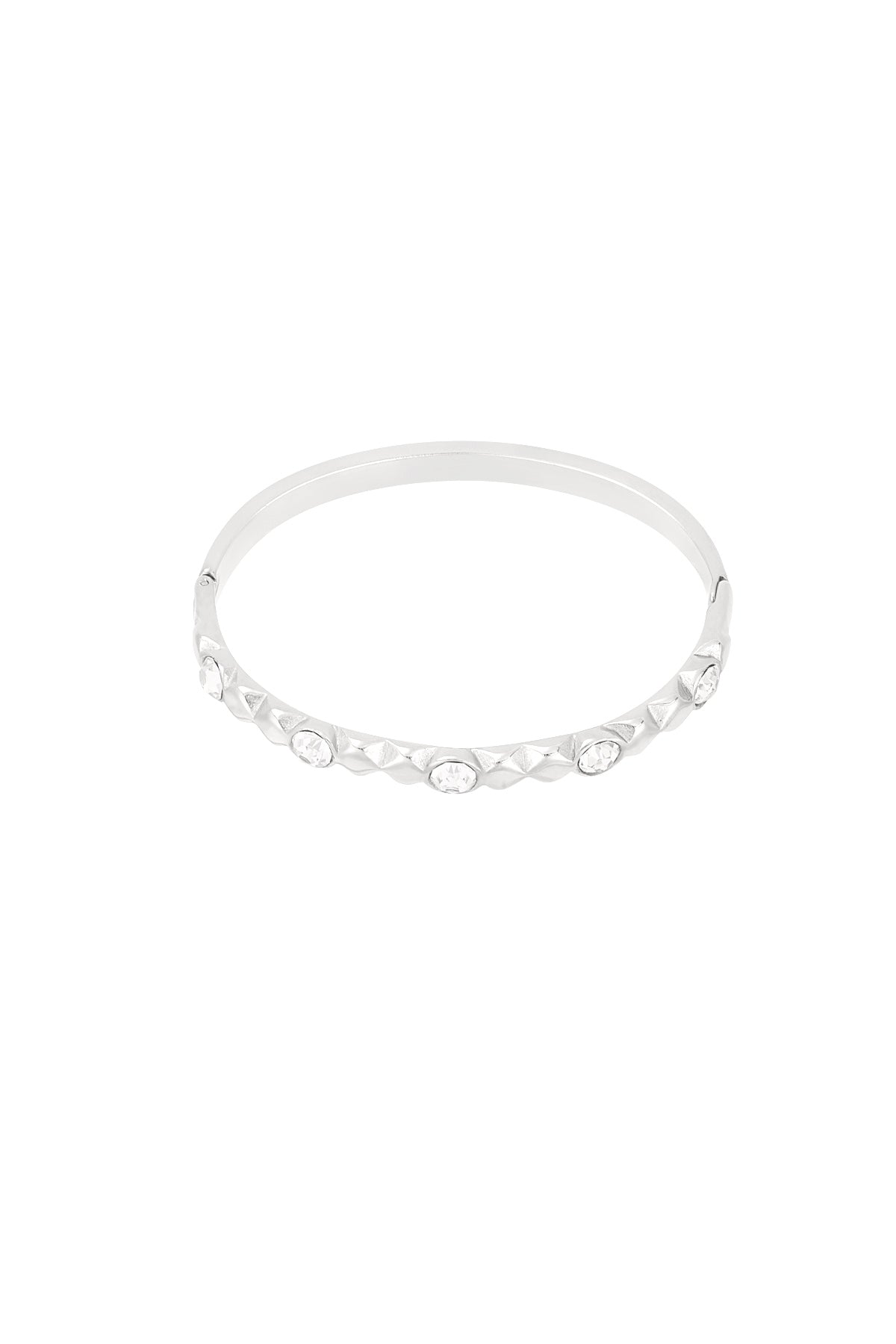 Diamantreliefarmband - Goldfarben