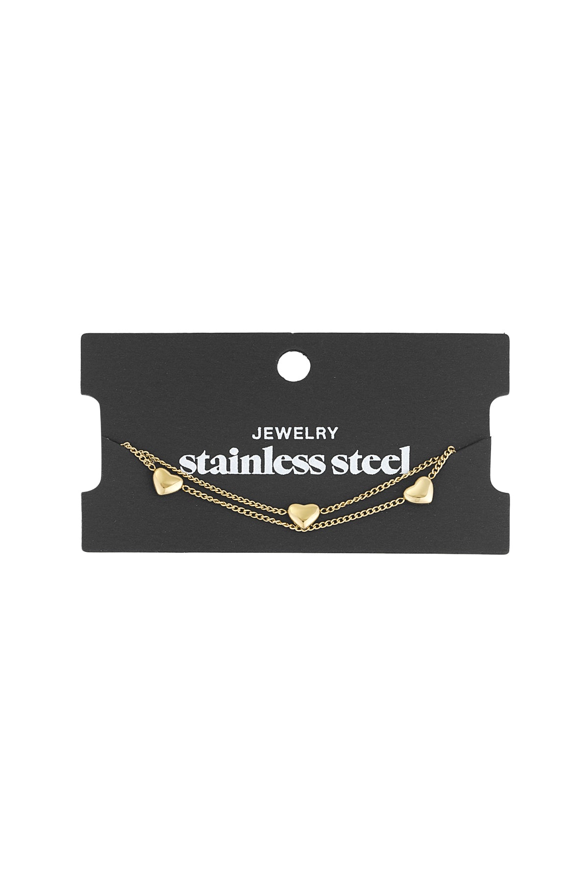 Armband „Lots of Hearts“ – goldfarben