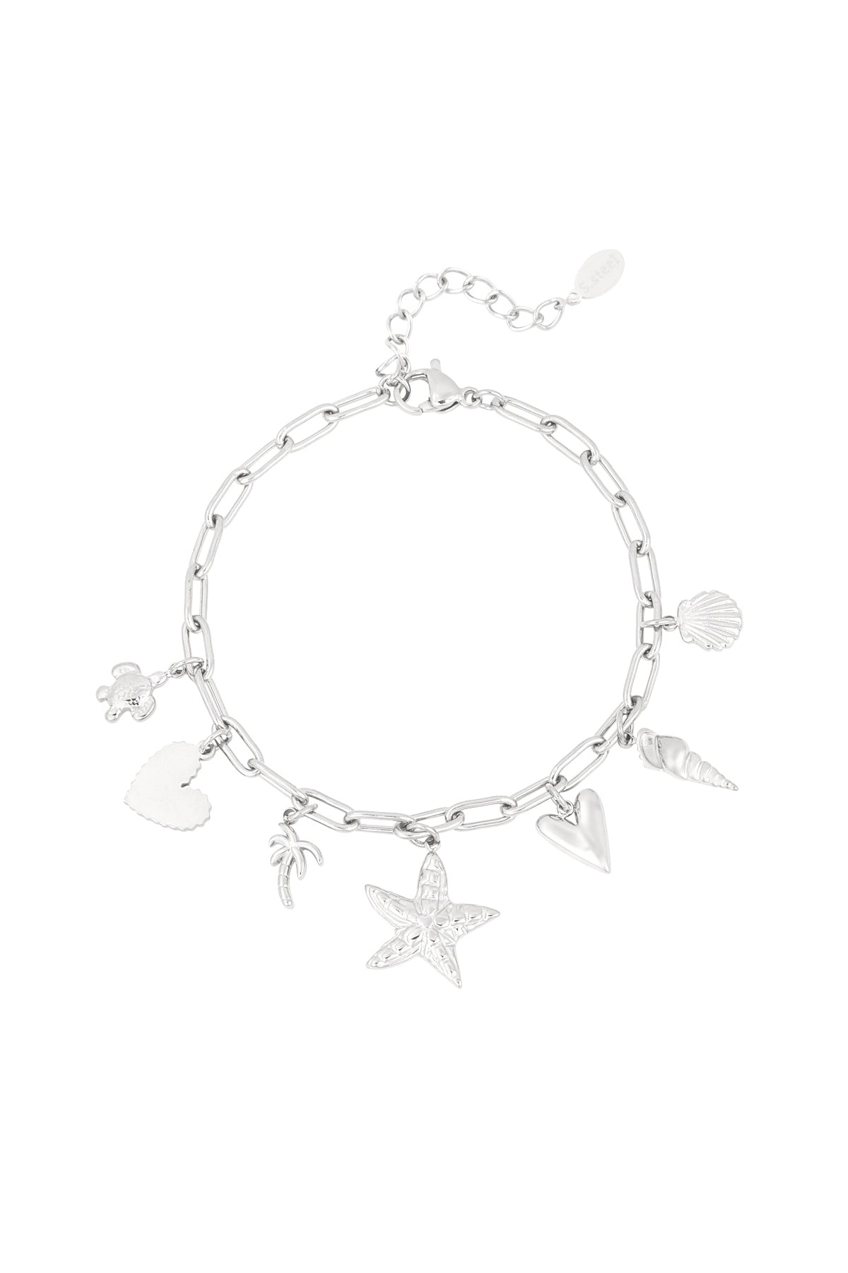 Charm-Armband Strandmädchen - Goldfarben