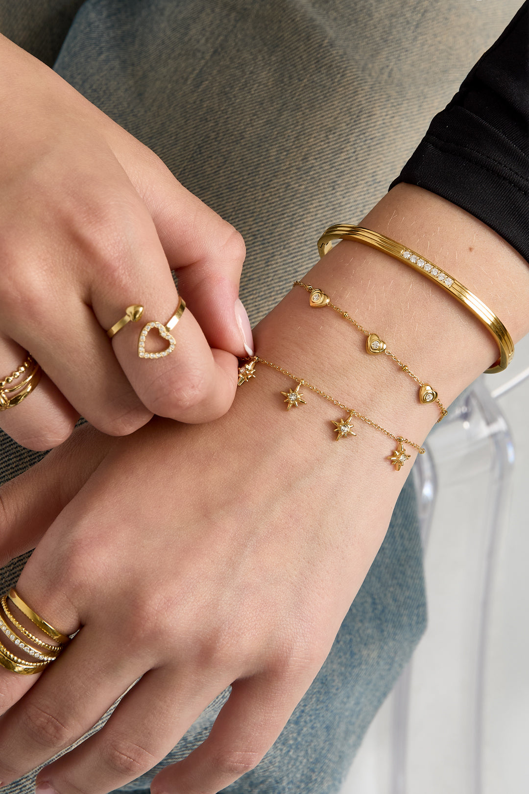 Armband mit Sternschnuppen