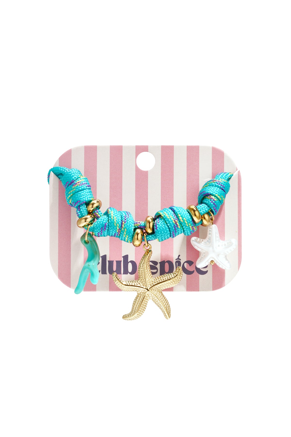 Seilarmband mit Knoten und Seesternanhängern