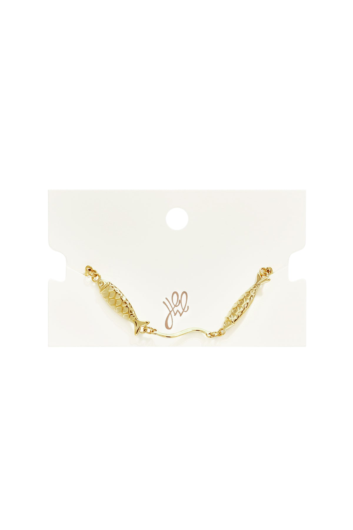 Edelstahl-Fußkettchen „Fish“ – Schlichte Alltags-Serie – Damenschmuck