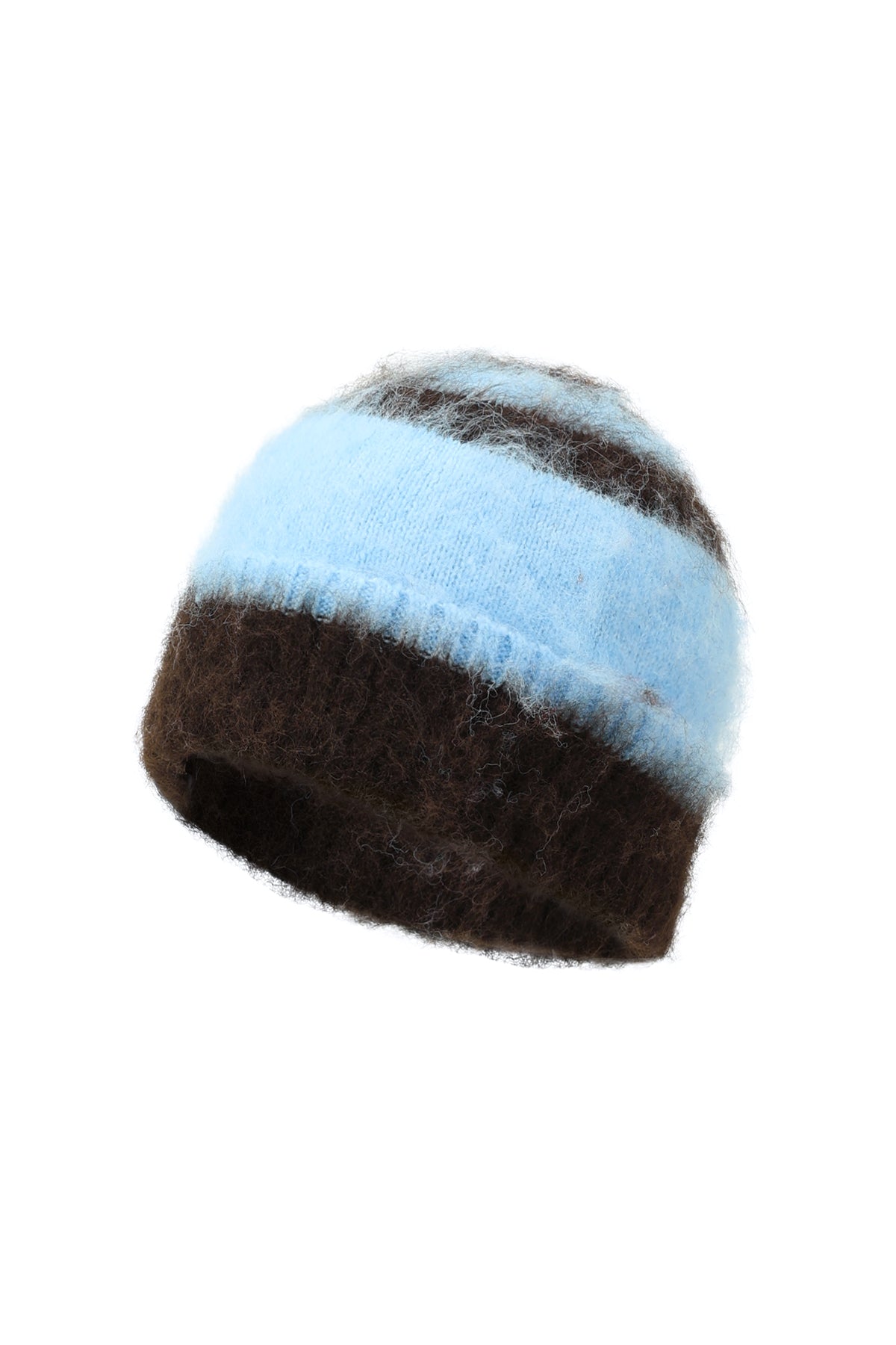 Gestreifte Beanie, lässiges Polyester, Alltagsaccessoire