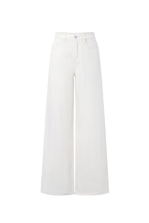 Gimme Wide Leg Cotton Denim Pants for Spring/Summer