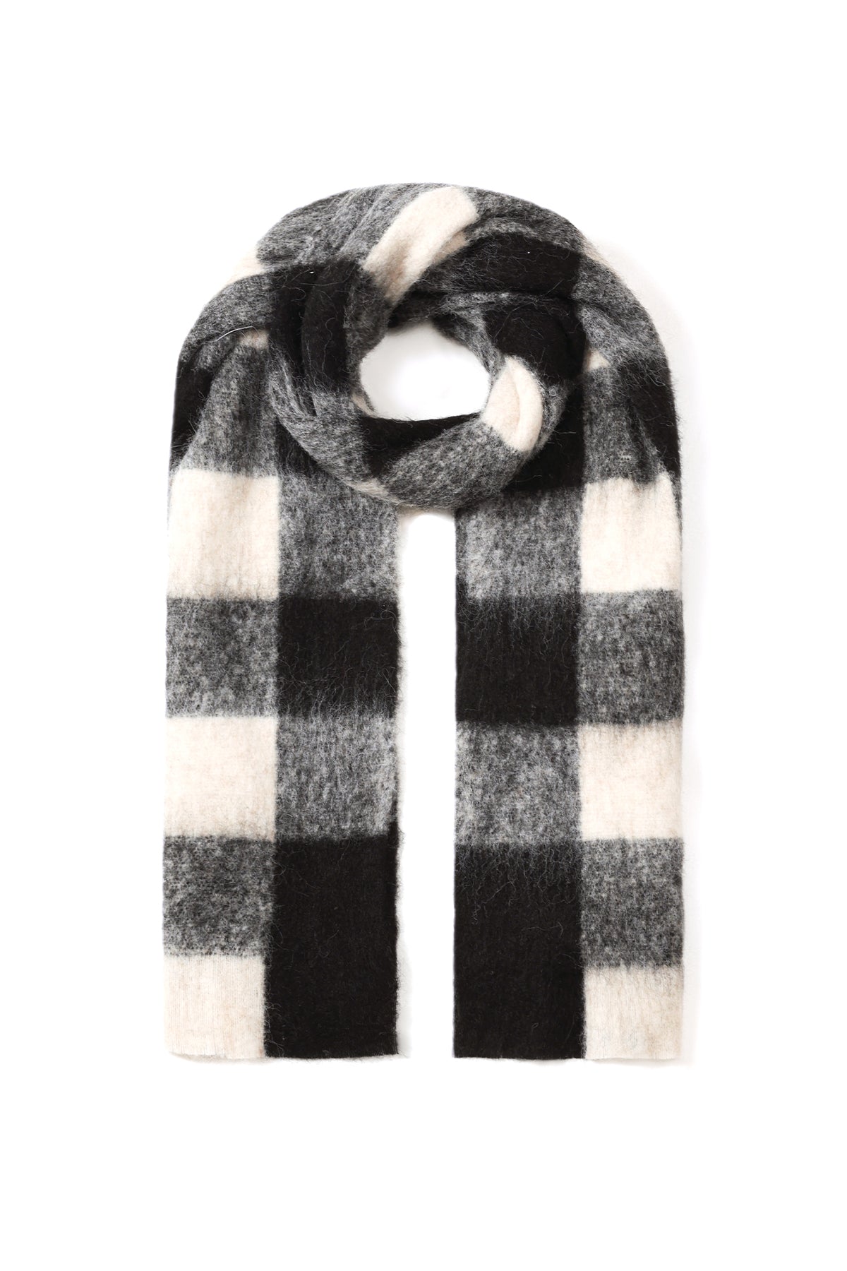 Winterschals, kariert, schlicht, Polyester, Alltagsaccessoires