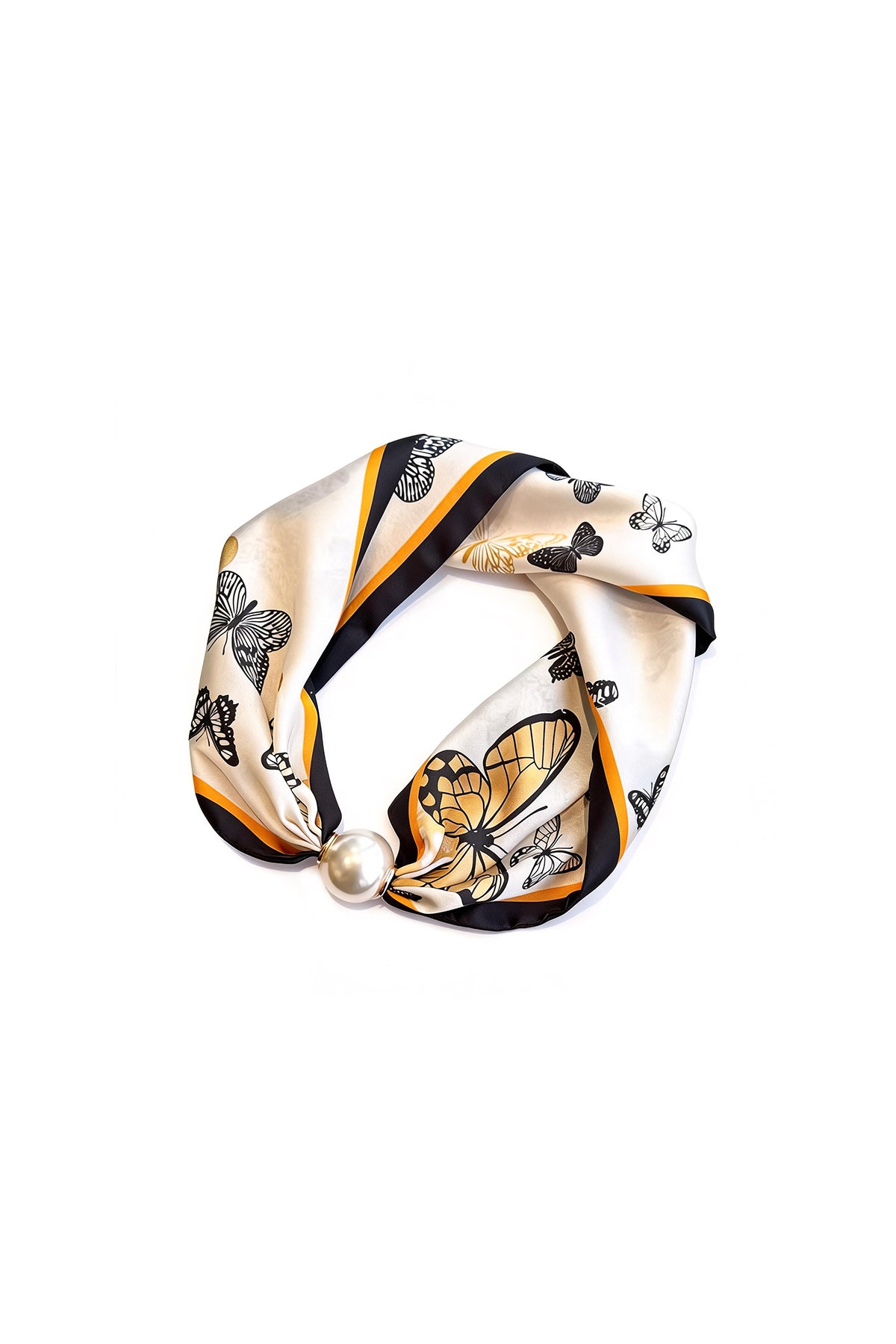 Sommerschals mit Schmetterlingsmotiv, elegant aus Polyester, Accessoires für jeden Tag