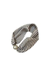Sommerschals, gestreift, schlicht, aus Polyester, Alltagsaccessoires