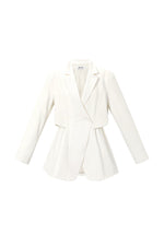 Eleganter Damen Blazer mit Raffung für einen stilvollen Look
