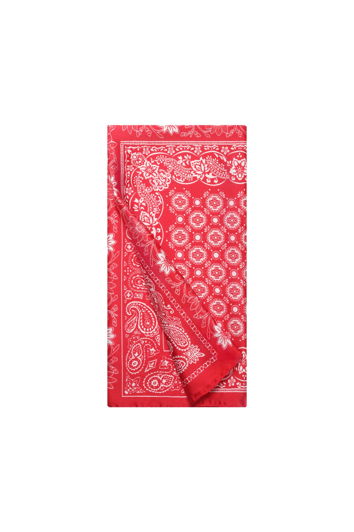 Roter Schal