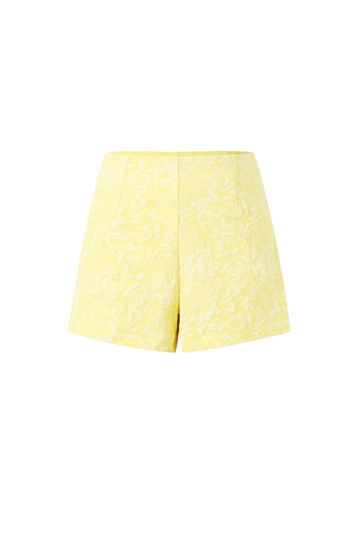 Gewebte Polyesterfasern Damen-Shorts Elegantes Blumenmuster