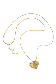 Edelstahl Lange Halsketten Herz Casual Täglich Einfache Serie frauen schmuck
