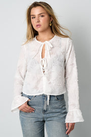 Gewebte Polyesterfasern Damen Langarmshirts Elegantes Einfarbiges Frühling/Sommer