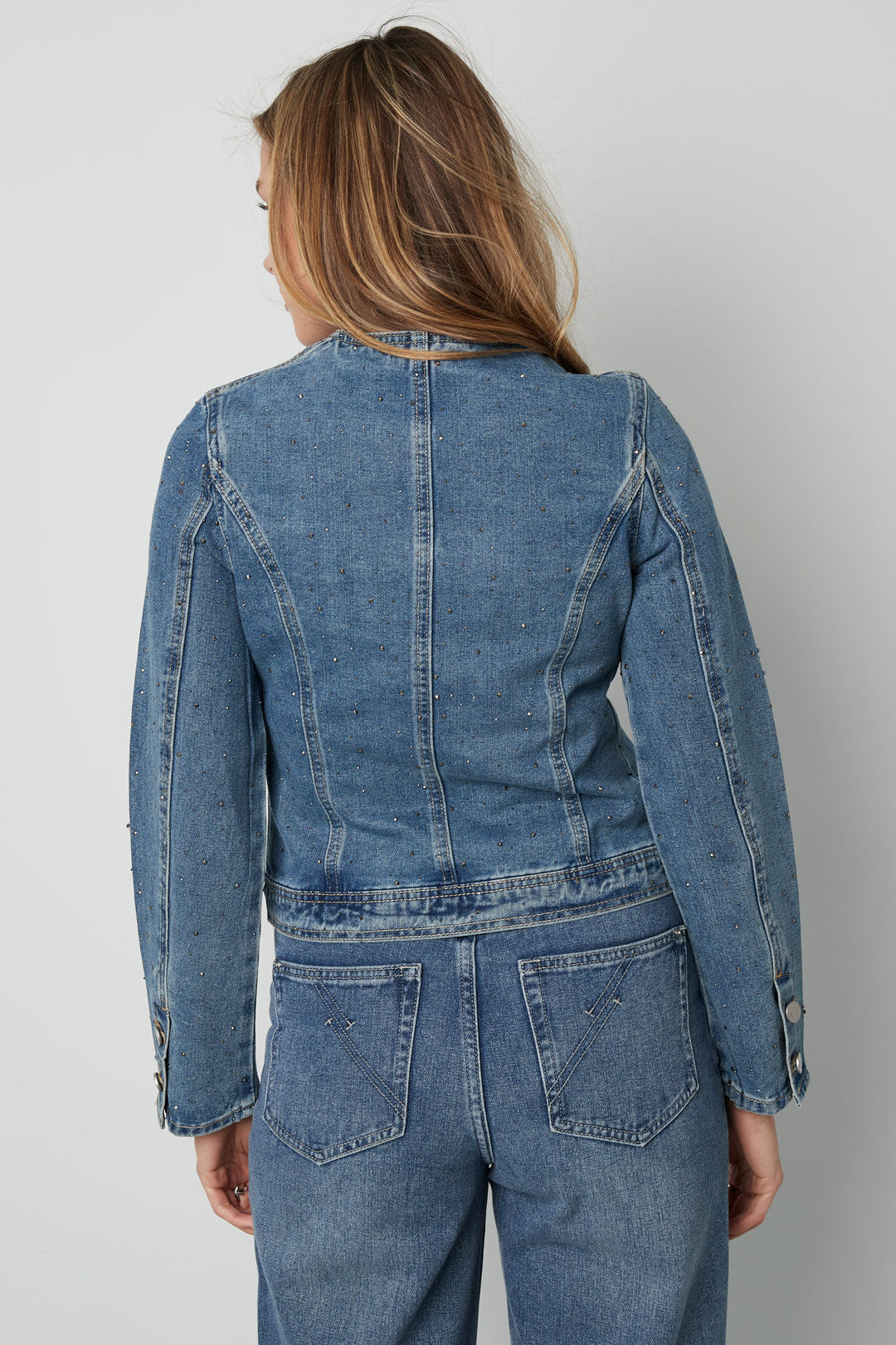 Denim Damen Kurze Jacke Classic Fit