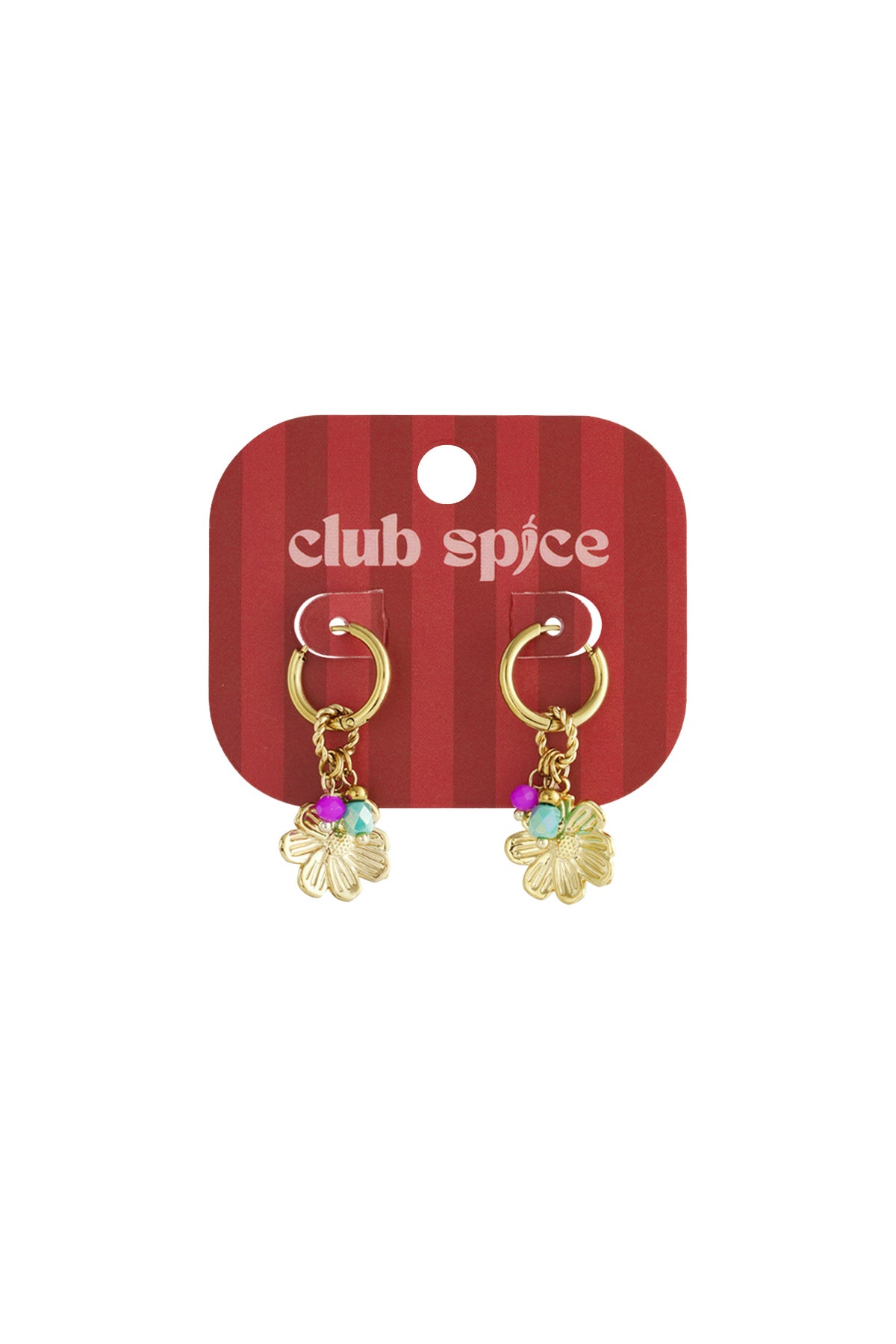 Blumen-Happy-Charm-Ohrringe