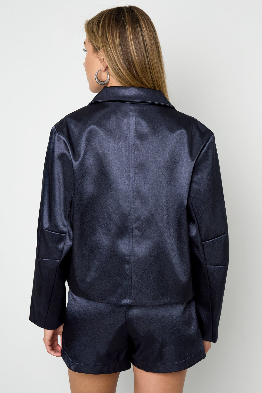 Woven Polyester Fiber Damenjacke Casual Herbst/Winter Solid Color