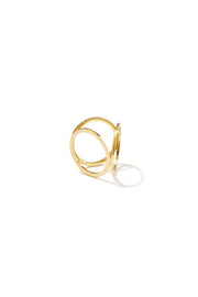 Seidenschalclip, rund, schlicht, Edelstahl, Alltagsaccessoire