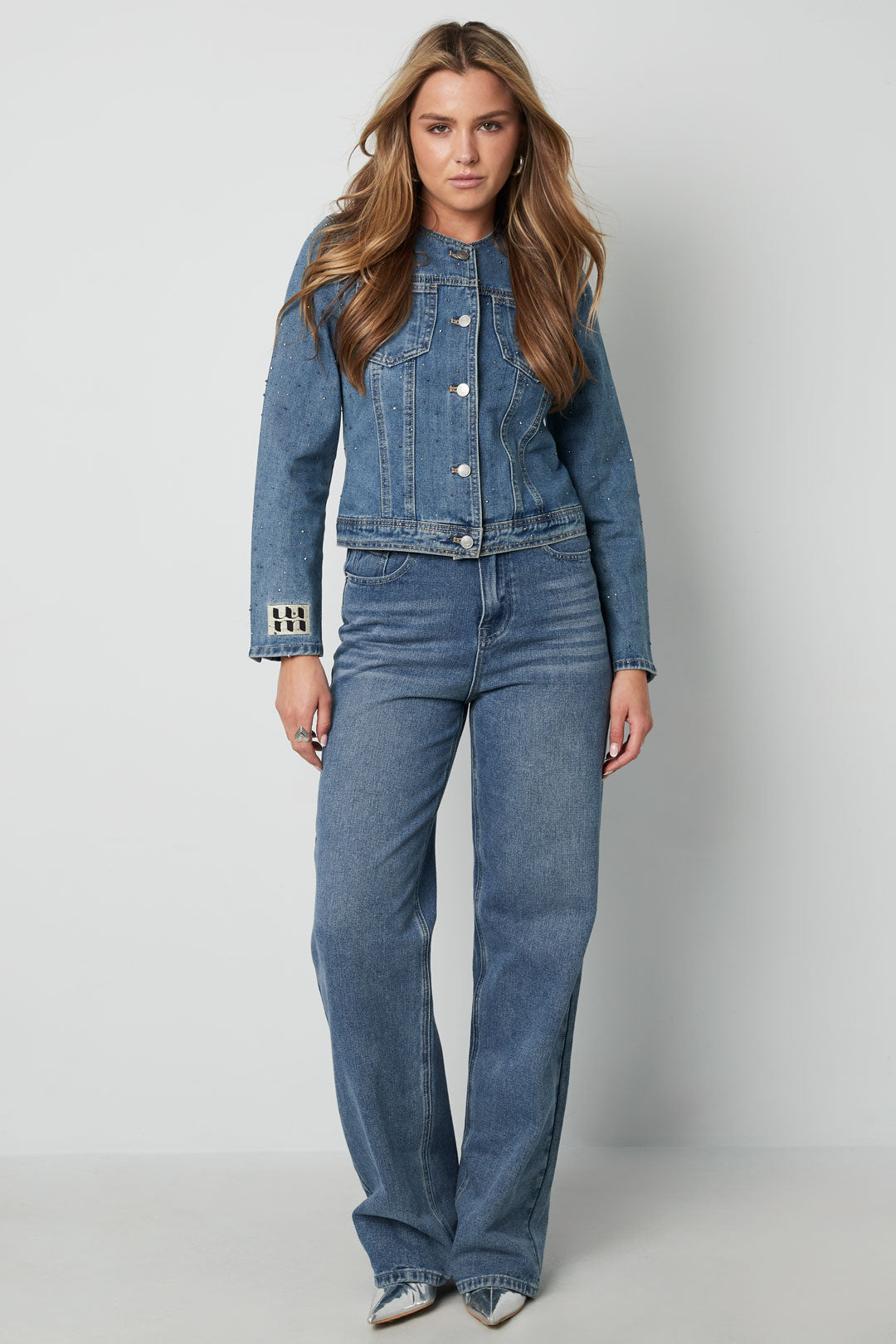 Denim Damen Kurze Jacke Classic Fit
