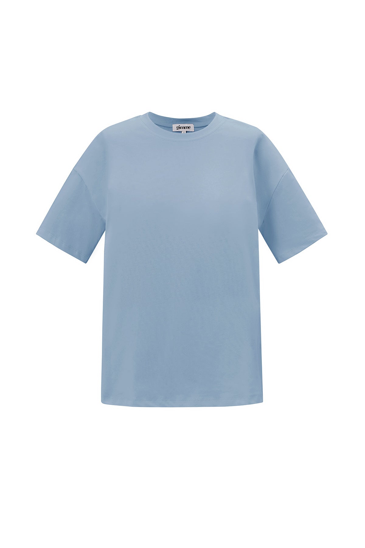 Baumwolle Gestrickte Damen T-Shirt Casual Einfarbig