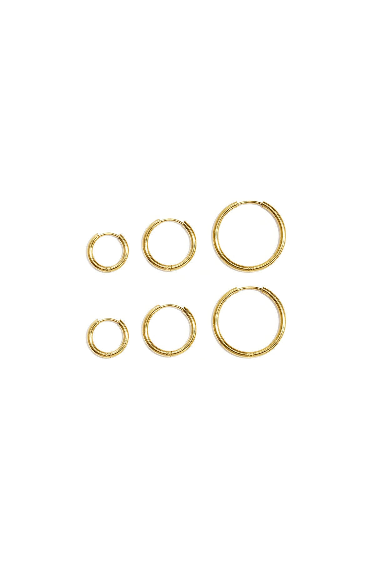 Ohrring-Sets aus Edelstahl, geometrische Form, schlichte Alltags-Serie, Damenschmuck