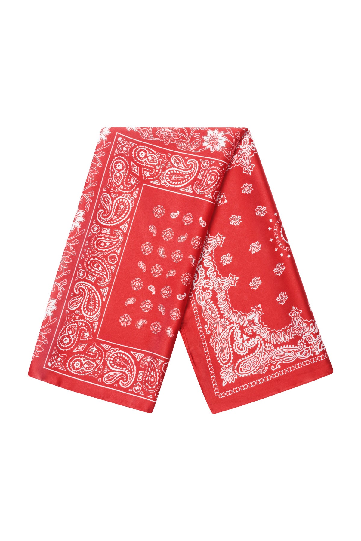 Roter Schal