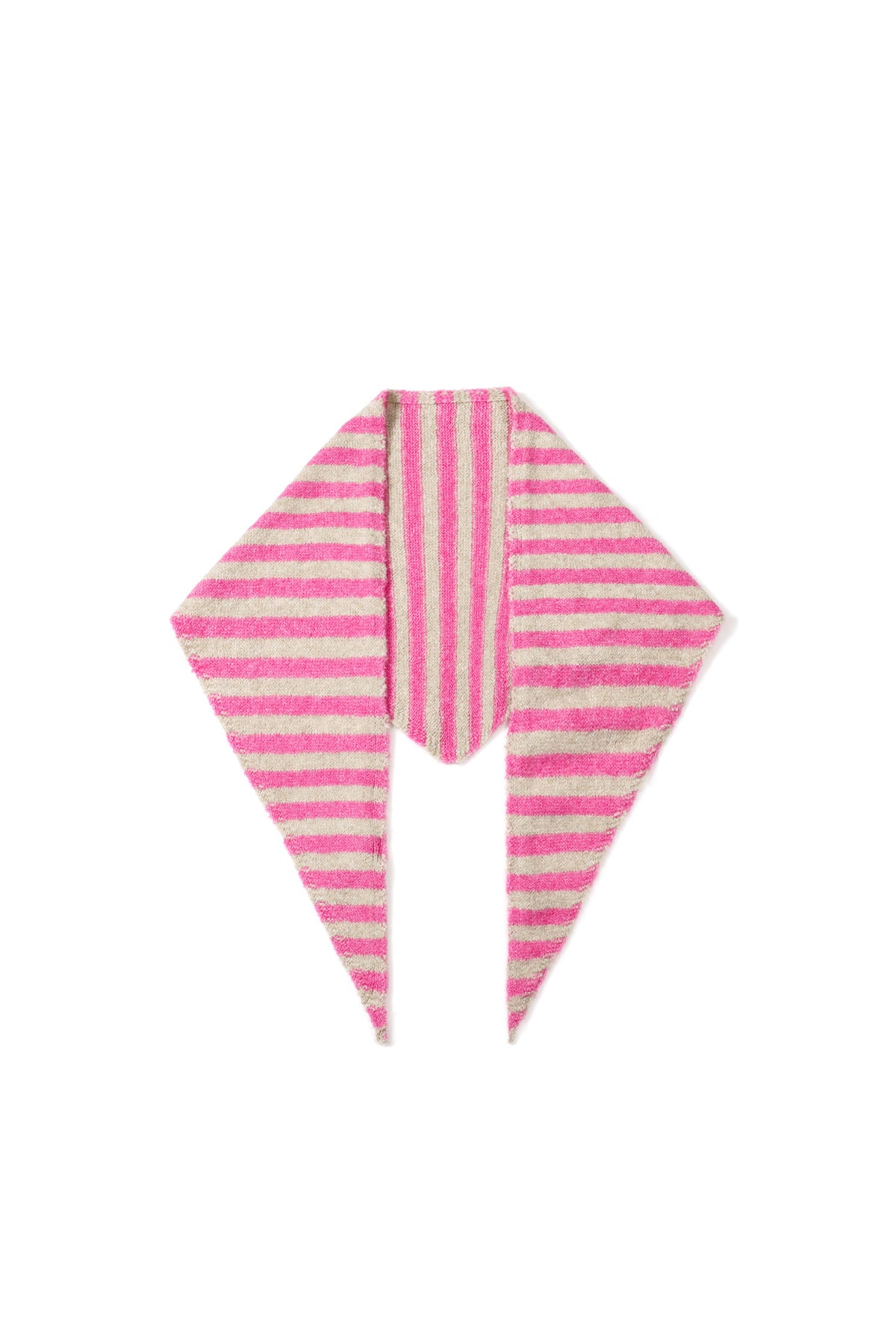 Winterschals, gestreift, schlicht, aus Polyester, Alltagsaccessoires