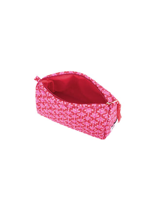 Kosmetiktasche mit Blumenmuster