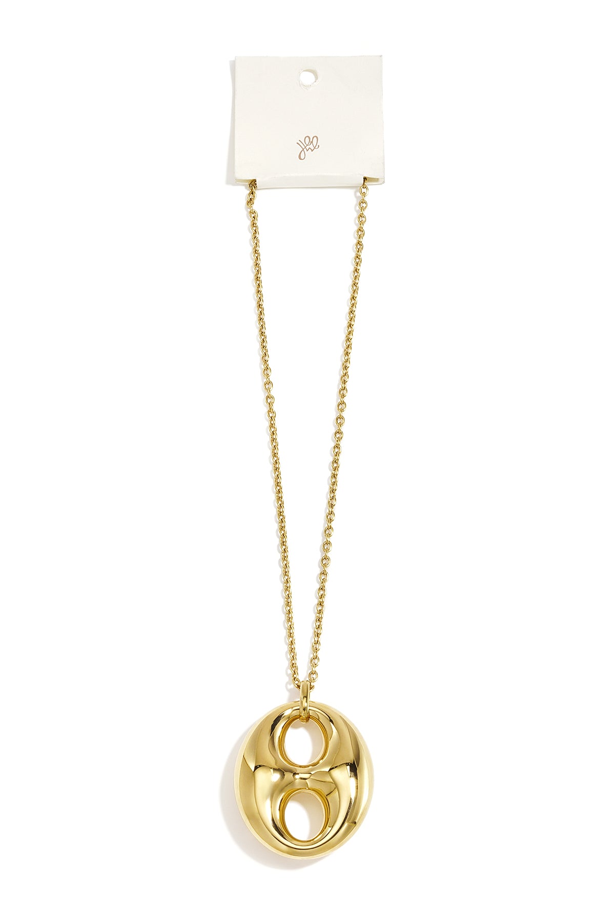 Lange Halskette aus Edelstahl, geometrische Form, schlichte Alltags-Serie, Damenschmuck