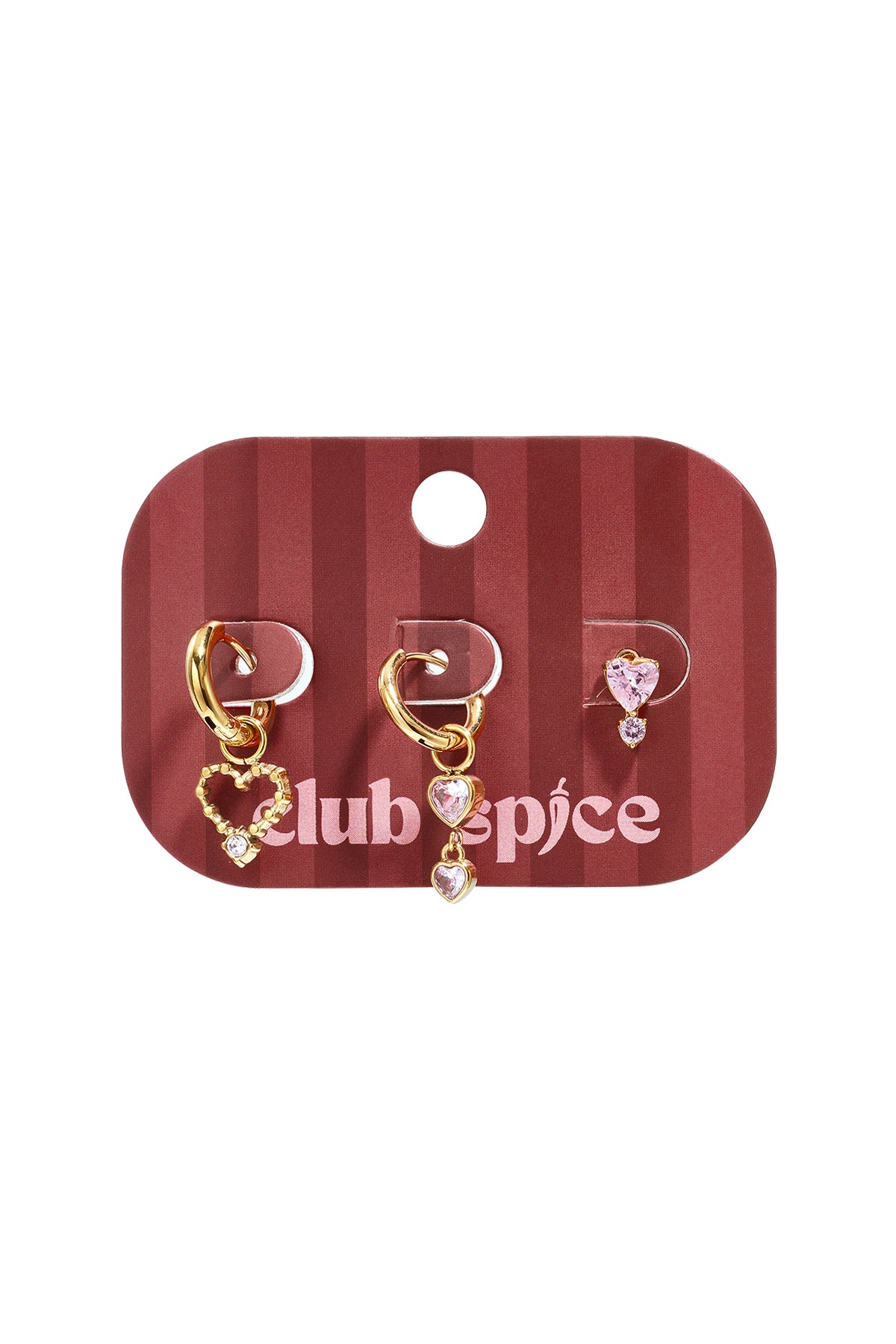 Edelstahl-Ohrring-Sets, Herz, Schlicht, Alltagsschmuck, Serie, Damenschmuck