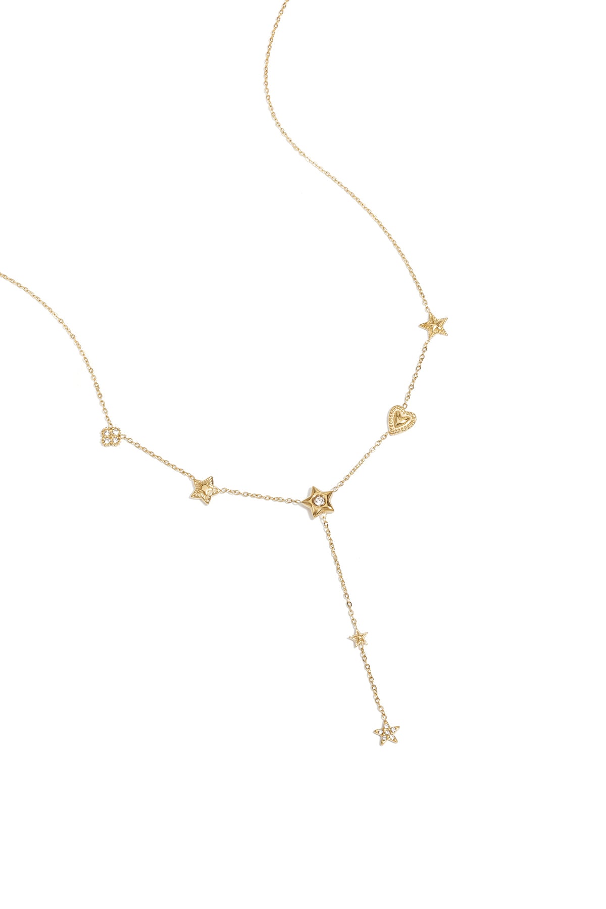 Edelstahl Anhänger Halsketten Stern Casual Täglich Einfache Serie Damen Schmuck
