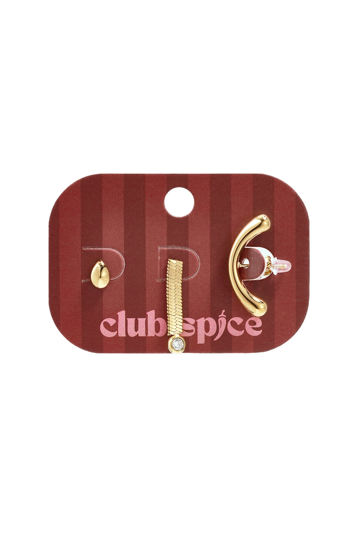 Edelstahl-Ohrringsets, unregelmäßige Form, schlichte Alltags-Serie, Damenschmuck