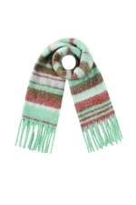 Cozy Winter Scarf for Women - Plaid Design, Multiple Colors