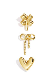 Edelstahlbrosche Herz schlichte Alltags-Serie Damenschmuck