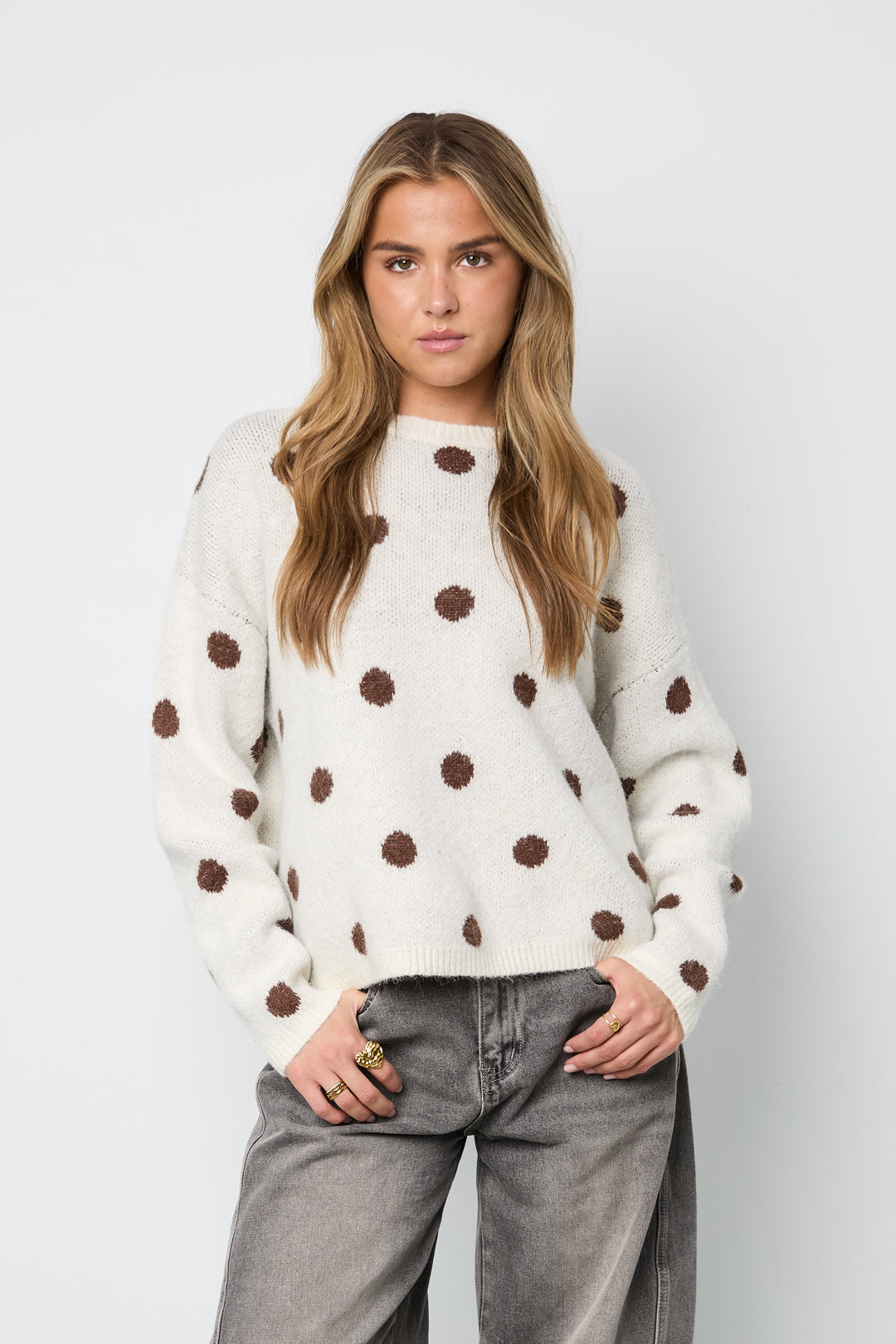 Pullover mit offenem Rücken
