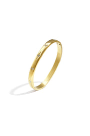 Edelstahl Armreifen Polka Dots Casual Täglich Einfache Serie frauen schmuck