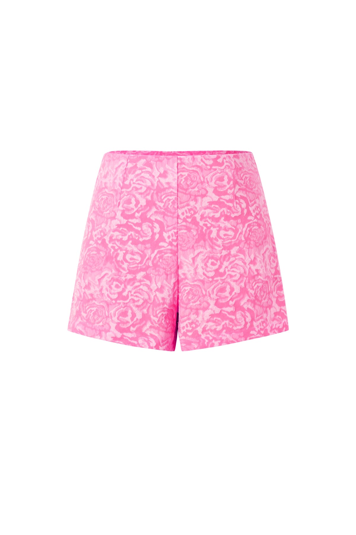 Gewebte Polyesterfasern Damen-Shorts Elegantes Blumenmuster