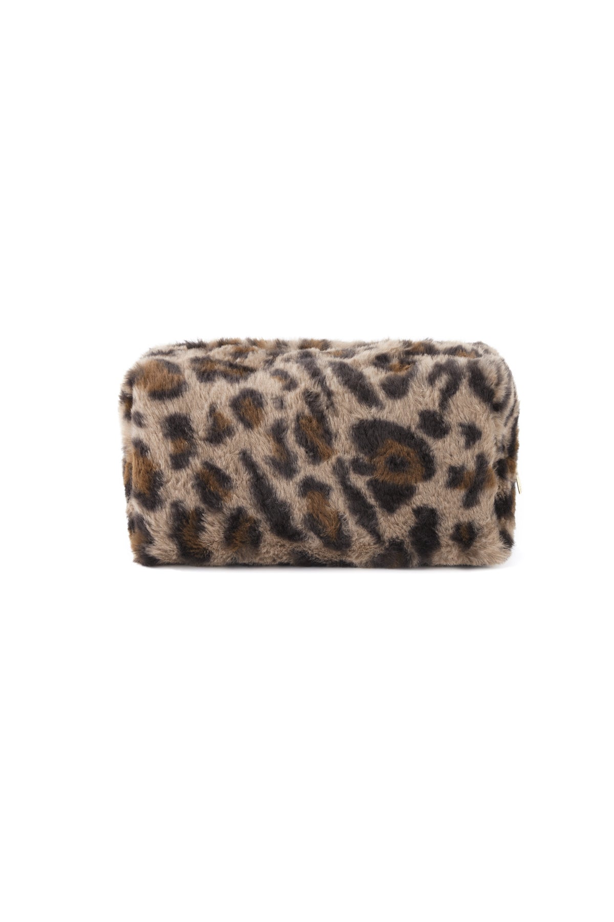 Weiche Kosmetiktasche mit Leopardenmuster