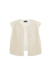 Woven Polyester Fiber Damen Weste Casual Solid Color Fall/Winter