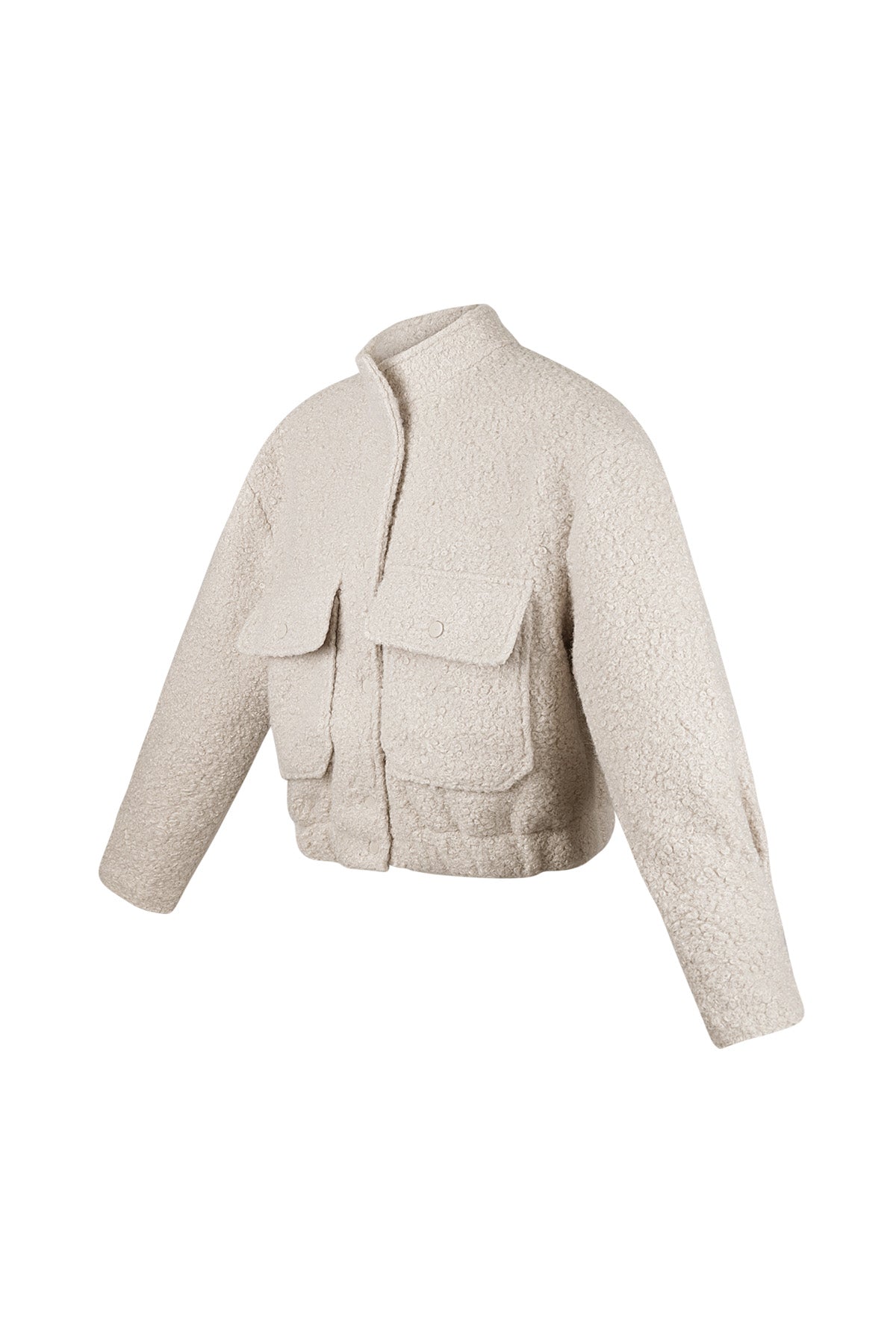 Gewebte Polyesterfaser Damenjacke Casual Einfarbig Herbst/Winter